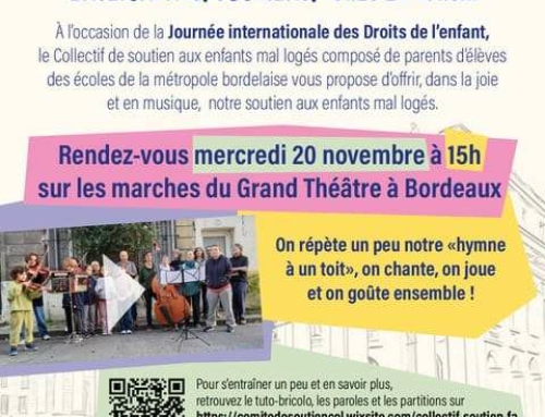 20 nov 15h rassemblement pour la journée internationale des Droits de l’enfant