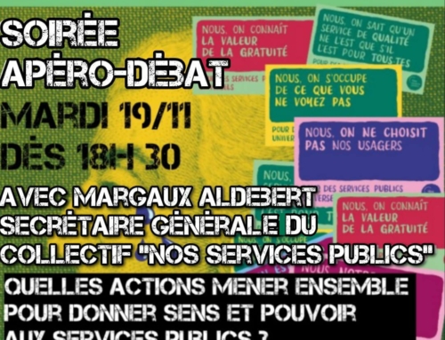 19 nov, la FSU33 avec le collectif Nos Services Publics : quelles actions pour donner sens et pouvoir aux SP