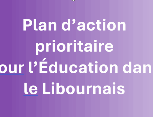 Plan d’action prioritaire pour l’Éducation dans le Libournais
