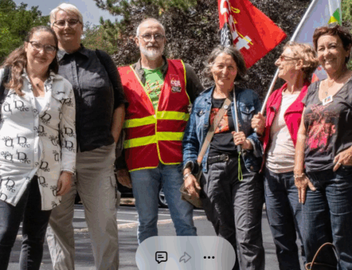 Les ATSEM et ACEM des écoles maternelles de Lormont en lutte