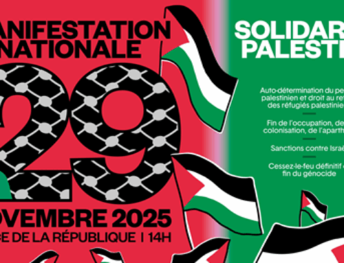 29 novembre manif de solidarité avec le peuple palestinien