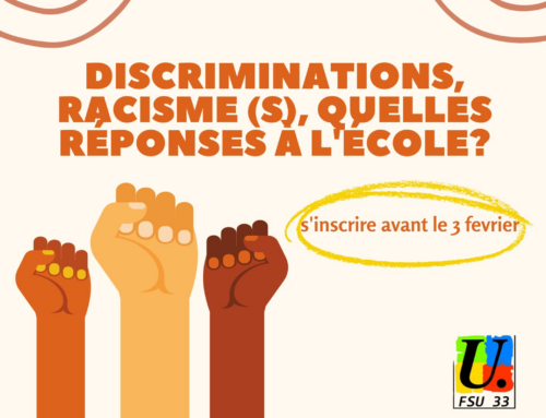 3 mars, discriminations, racisme(s), quelles réponses à l&rsquo;école ?