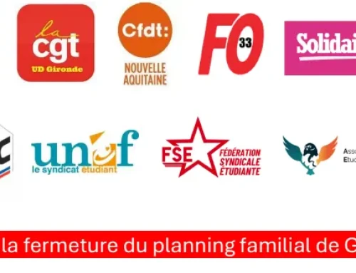 Non à la fermeture du planning familial de Gironde !